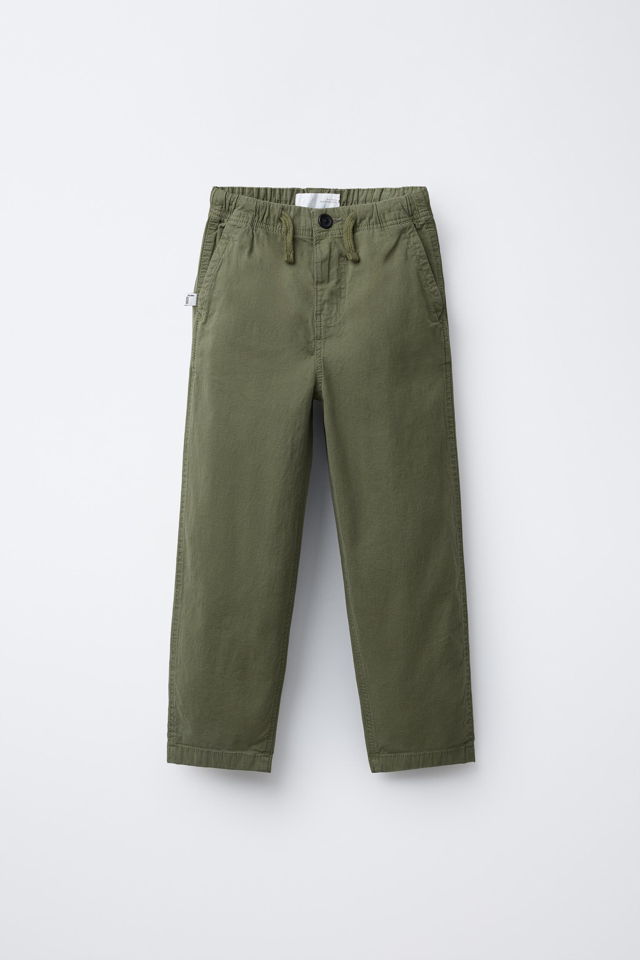 TEXTURED STRETCH PANTS | Zara US