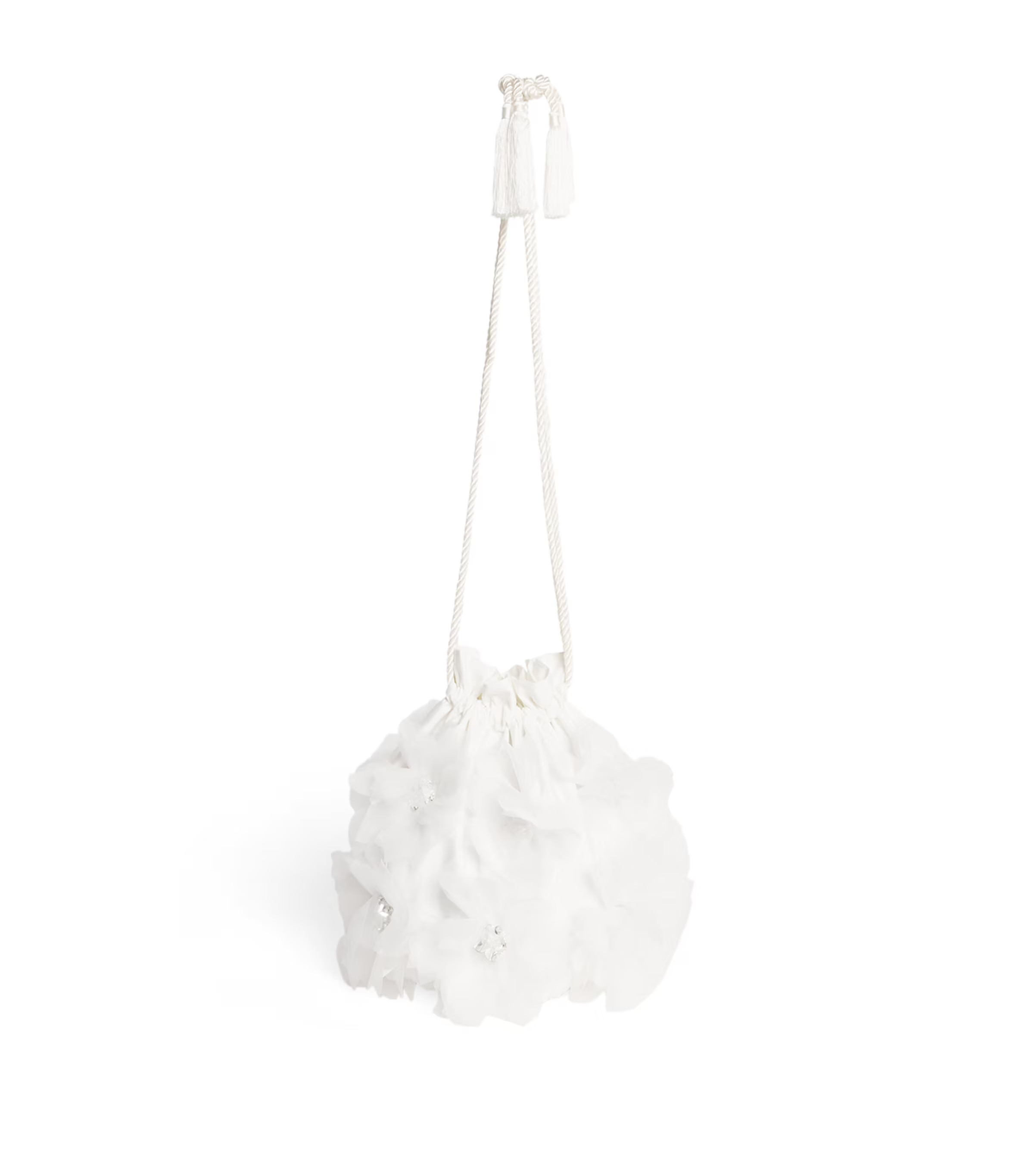 Ivory Embellished Camellia Bag | Harrods