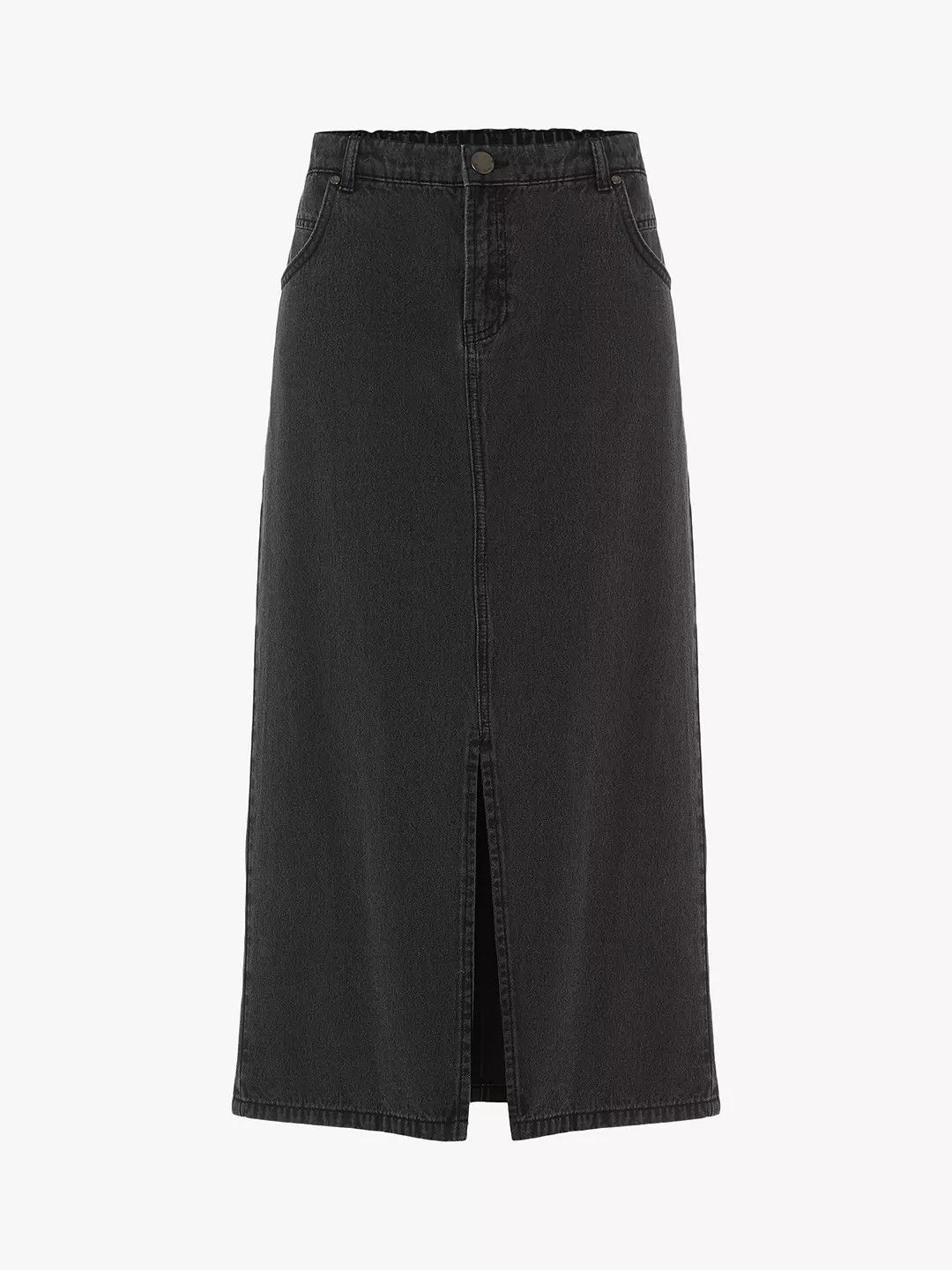 Phase Eight Aubrey Denim Skirt, Grey | John Lewis (UK)