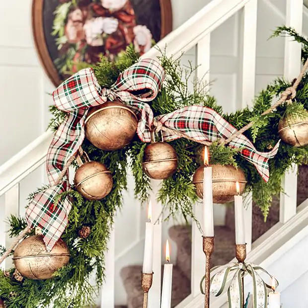 Holiday Accents Sleigh Bell Garland | Antique Farm House
