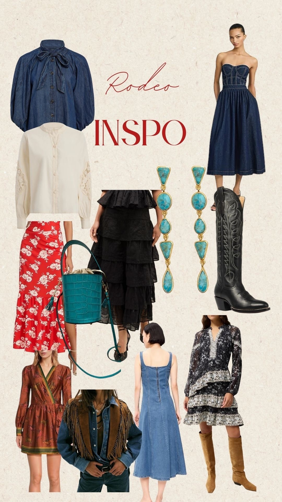 Rodeo fashion
Cowboy chief
Western fashion
