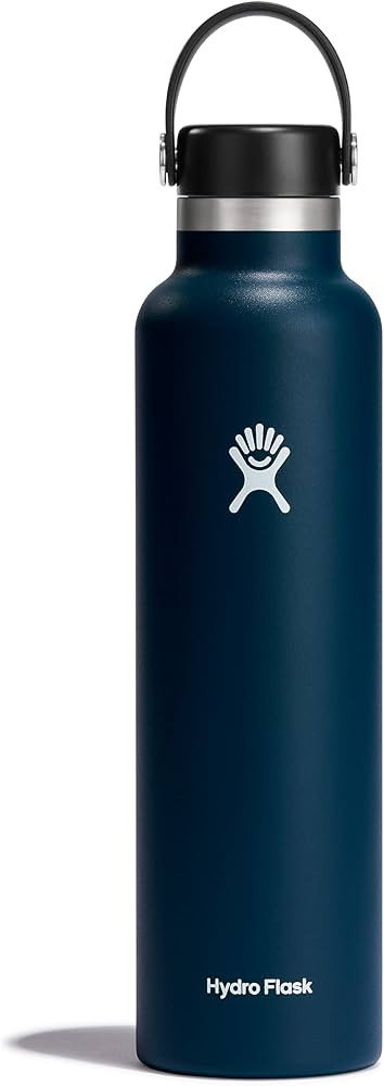 Hydro Flask Stainless Steel Standard Mouth Water Bottle with Flex Cap and Double-Wall Vacuum Insu... | Amazon (US)