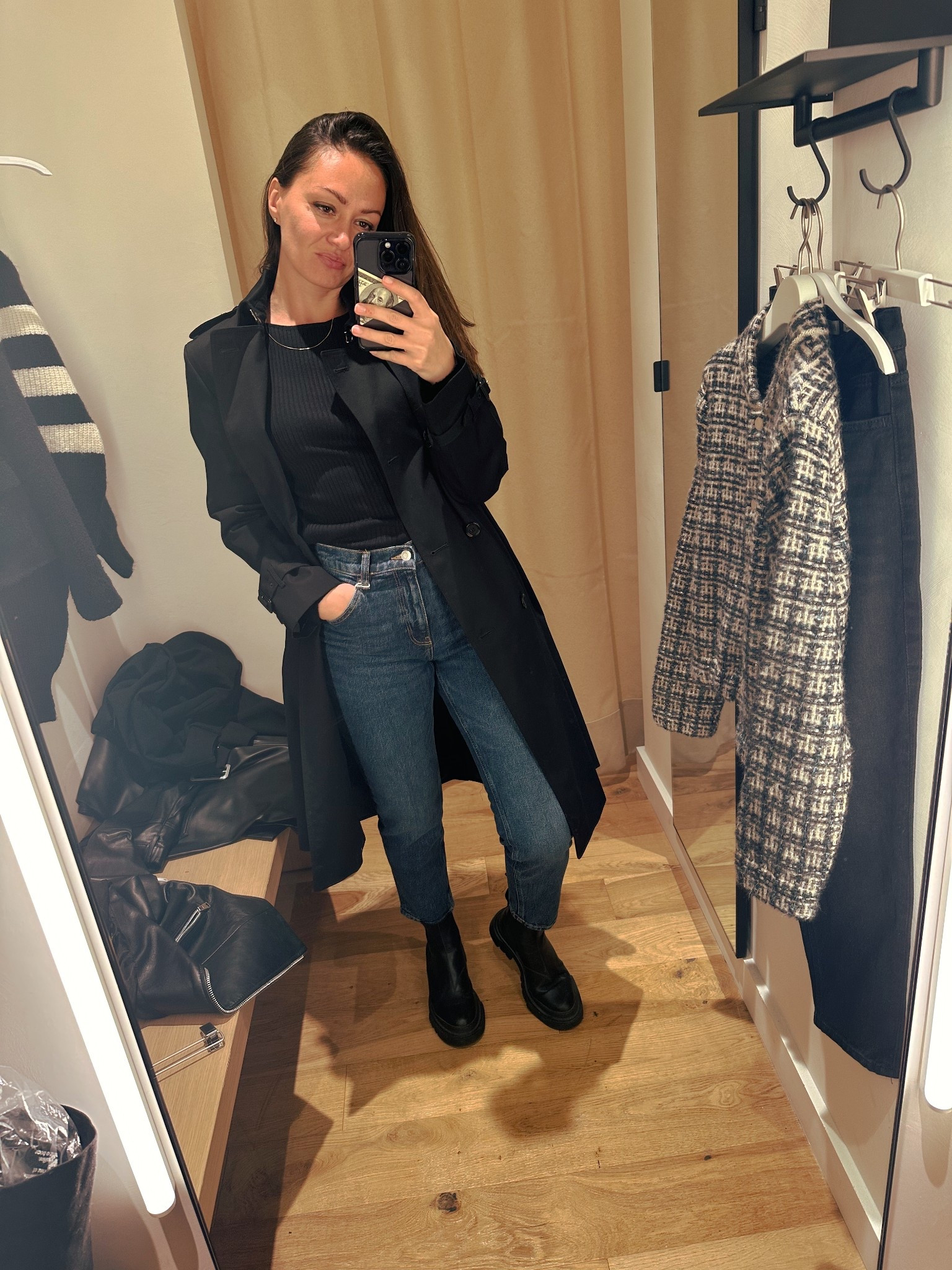 Classic with an edge
Structured black coat, clean denim, and chunky boots — my go-to formula for an effortless, confident look

#LTKselfcare #LTKmorningroutine #LTKBeauty