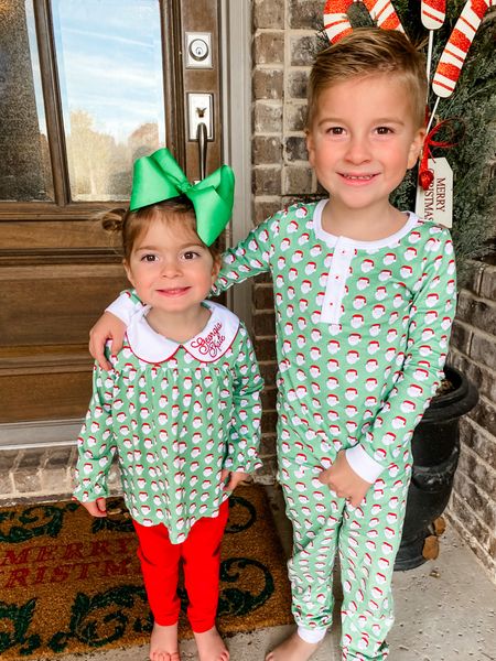 Kids Christmas pajamas 
kids Christmas outfits 
Matching sibling outfits

#LTKSeasonal #LTKkids #LTKHoliday