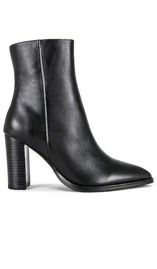 Tony Bianco Samara Heeled Bootie in Black. - size 10 | Revolve Clothing (Global)