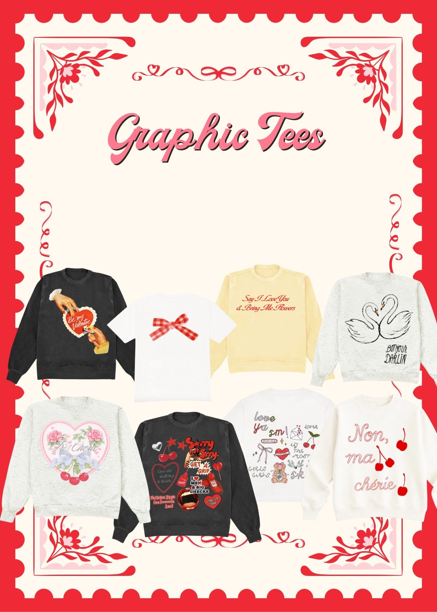 My favorite graphic tees for every holiday! Loving this Valentines Day drop! I order L for a perfectly oversized fit
Shop Kristin jones