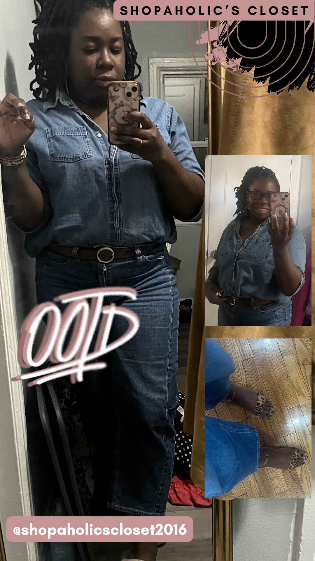 OOTD

Denim on denim and a statement sandal.

#shopdeescloset #shopaholicscloset

#LTKStyleTip #LTKWorkwear