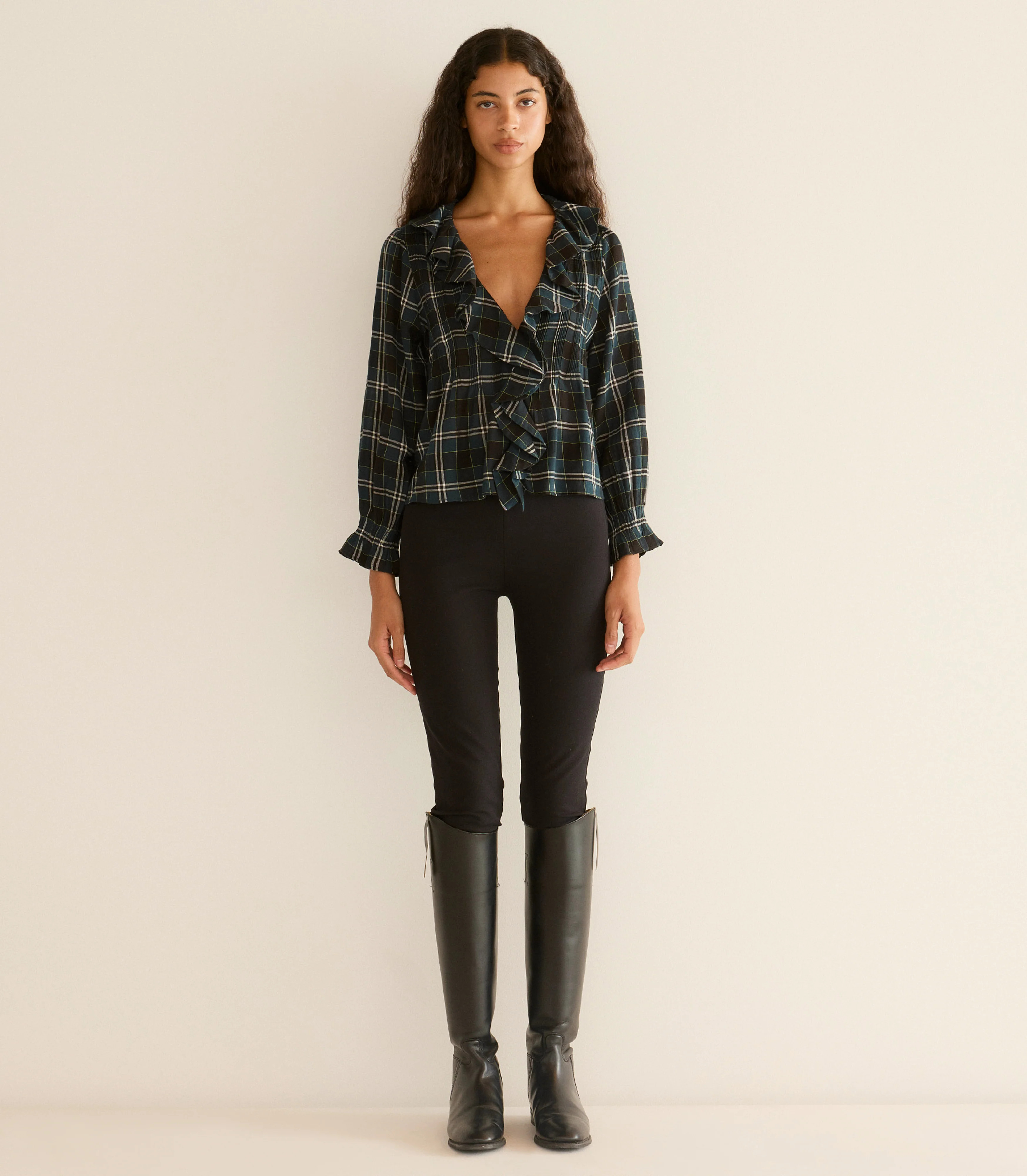 Hardy Top - Amble Plaid | DÔEN | DOEN