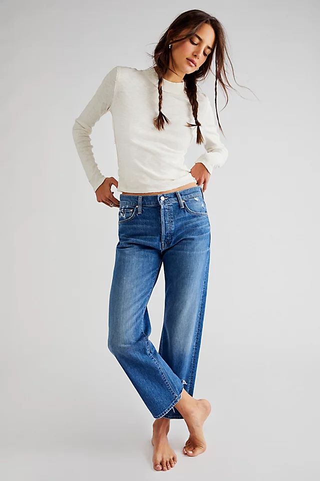 MOTHER The Ditcher Crop Chew Jeans | Free People (Global - UK&FR Excluded)