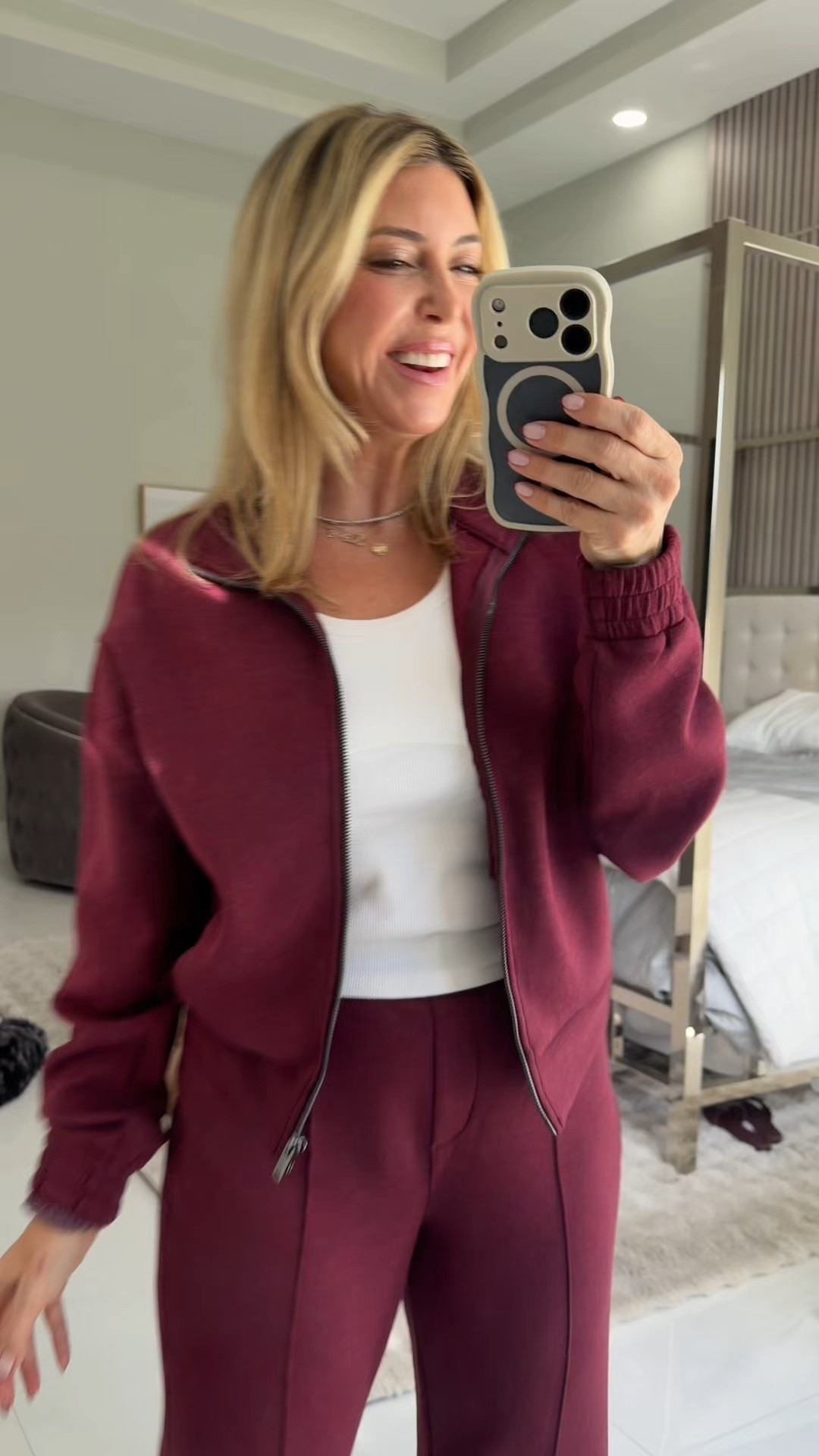 This set is so good!!! Pants are size small. Top is size small. Pants have a cute little flare. I’m wearing regular length. 

#LTKOver40 #LTKmomlife #LTKootd