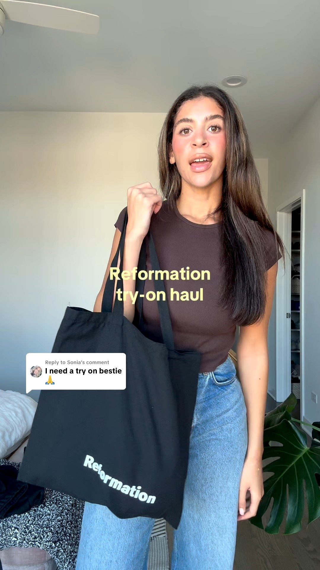 Reformation try-on size 6/8 #reformation #reformationhaul 

#LTKootd #LTKgrwm #LTKGiftGuide