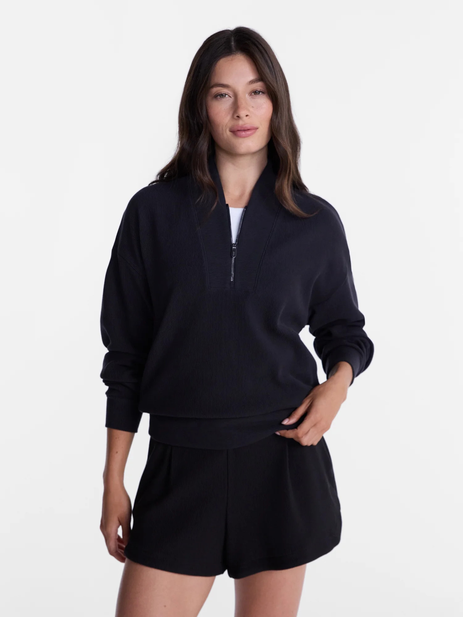 Avia Women's Ottoman Half Zip Pullover, Sizes XS-XXXL | Walmart (US)