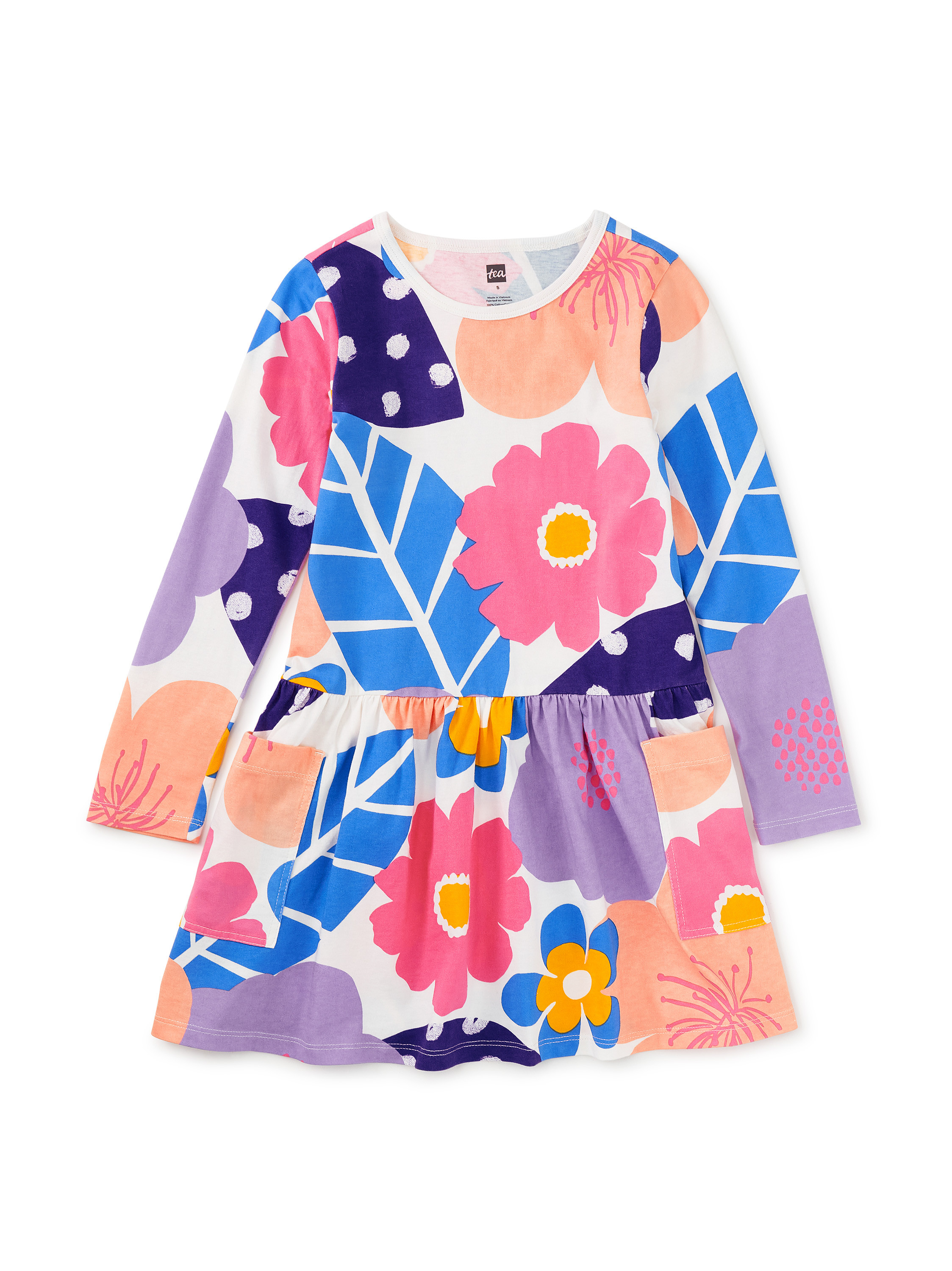 Long Sleeve Pocket Dress | Tea Collection