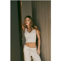 Natalya Ribbed Knit Cami Top - Heather Grey Marle I MESHKI I Size S | MESHKI US