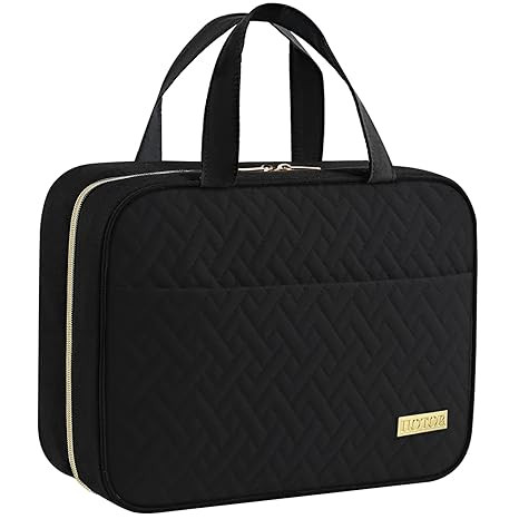 HOTOR Travel Toiletry Bag w/Hanging Hook - Spacious Toiletry Bag Essentials for Women & Men, Make... | Amazon (US)