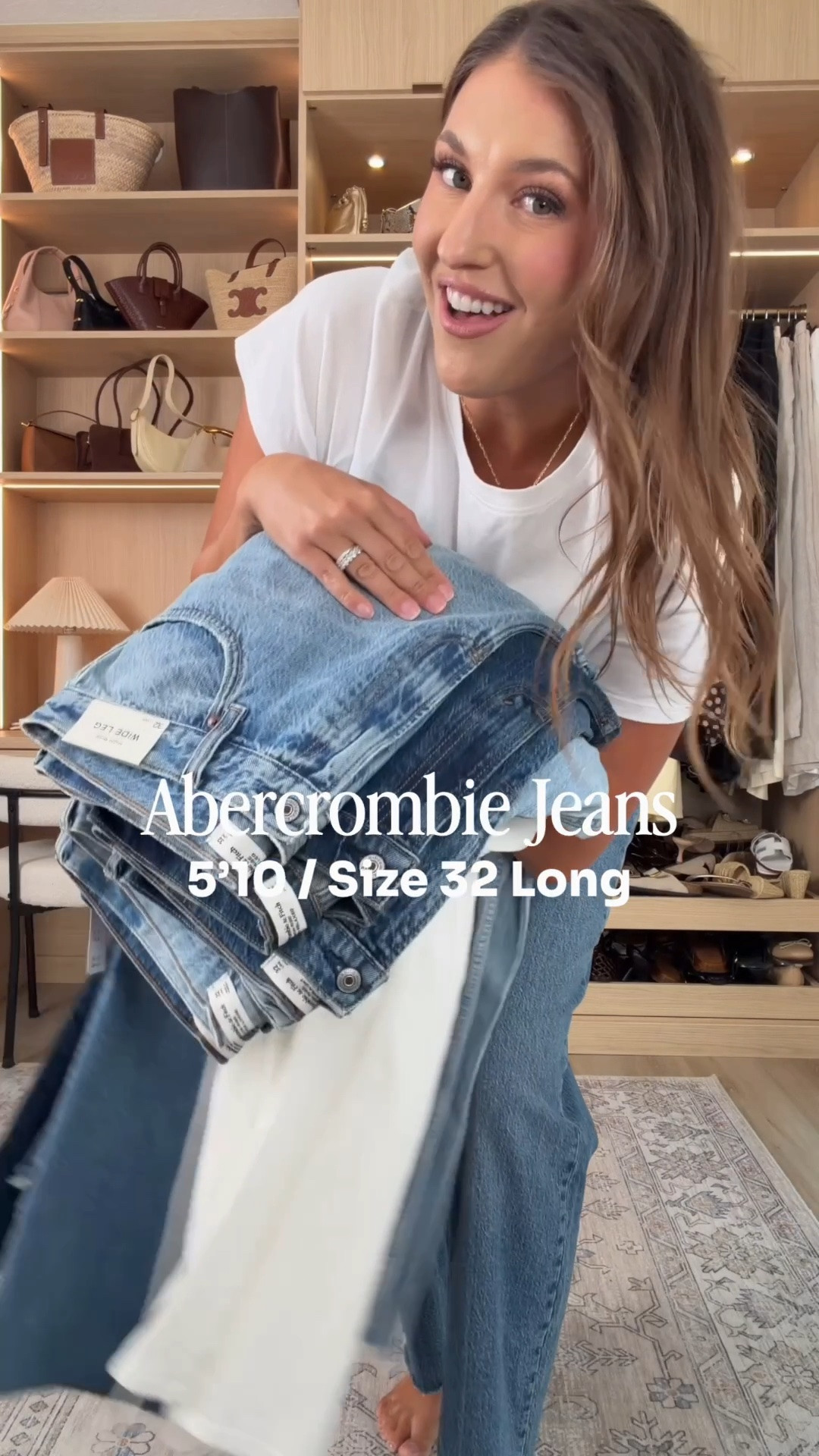HUGE Abercrombie and Fitch jeans try on size 32 Long! Wearing all the jeans in regular fit 32 long I’m 5’10 and normally wear size 12/14! 

Abercrombie jeans / Abercrombie and fitch jeans / Abercrombie 90s straight leg jeans /
Abercrombie relaxed jeans

#LTKMidsize #LTKTall #LTKSeasonal