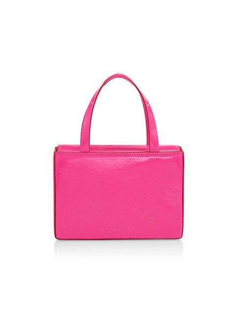 Amini Giorgia Croc-Embossed Leather Handbag | Saks Fifth Avenue