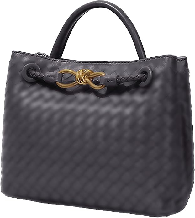 Woven Bags for Women Bowknot Small Tote Hobo Shoulder Crossbody Bags PU Leather Handwoven Satchel... | Amazon (US)