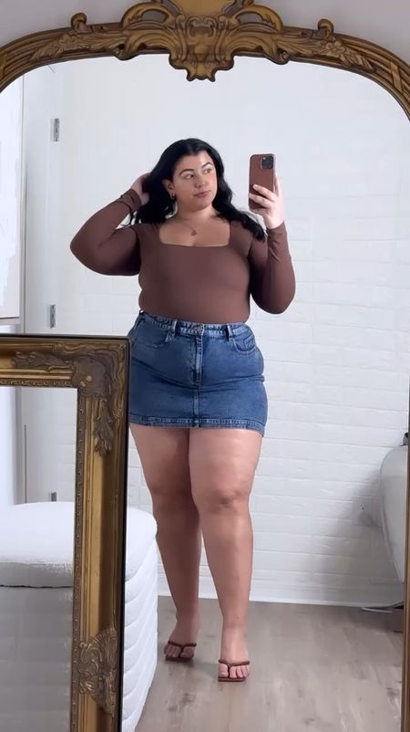 It’s finally spring so time to finally bring out the denim skirts!! Here’s a round up on my favorite plus size friendly denim skirts🥰🫶🏼 

Wearing size XXL in alll

#LTKmidsize #LTKfindsunder100 #LTKplussize