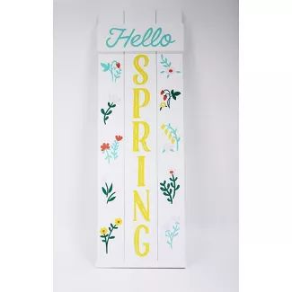 "Hello Easter/Hello Spring" Reversible Sign - Spritz™ | Target