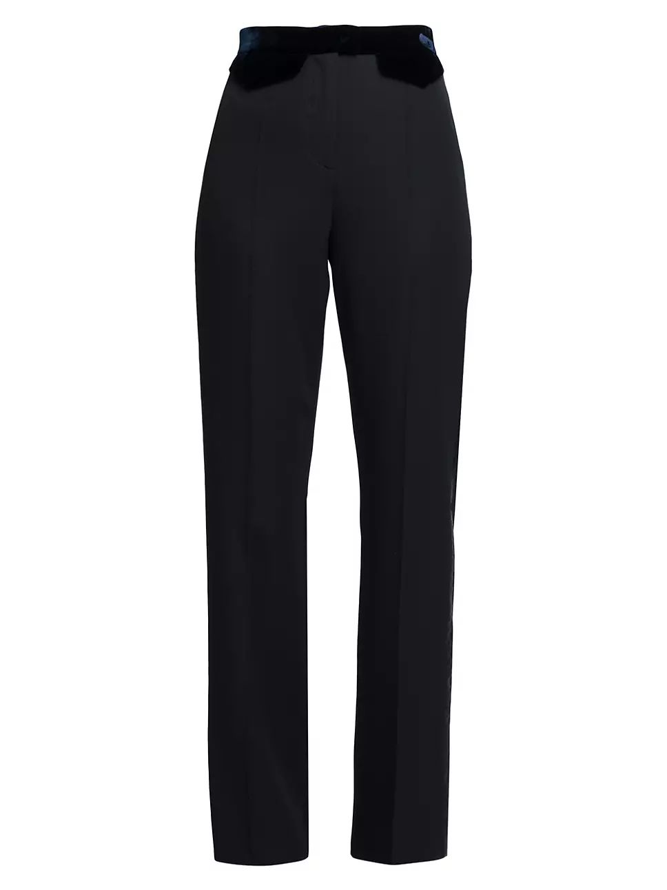 Velvet Waist Slim Pants | Saks Fifth Avenue