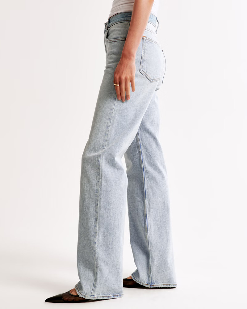 Women's High Rise 90s Relaxed Jean | Women's Bottoms | Abercrombie.com | Abercrombie & Fitch (US)