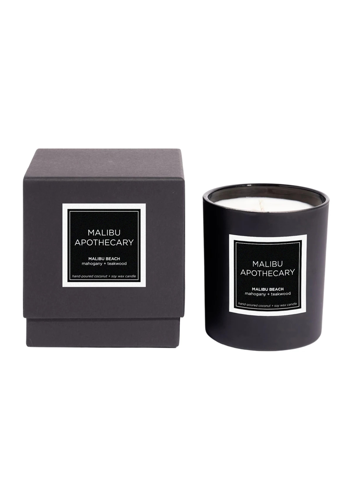 Malibu Beach | Matte Black Candle | Belk
