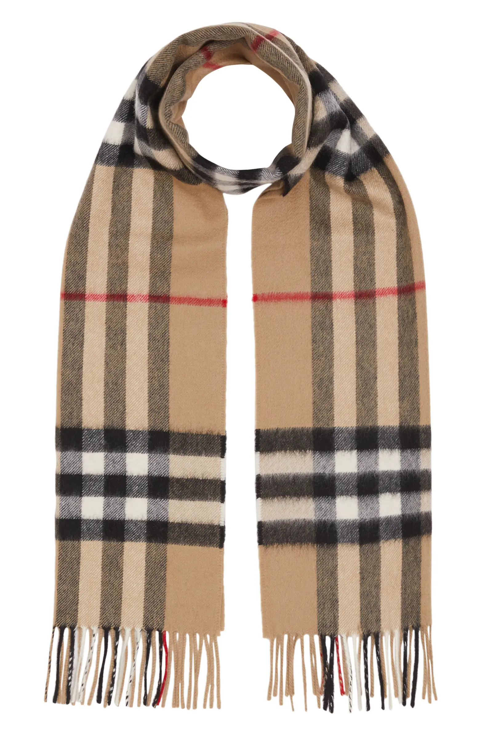 Giant Icon Check Cashmere Scarf | Nordstrom