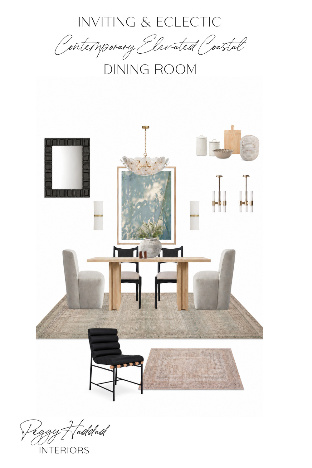An elevated coastal dining room is all about balance. 🤍 Natural textures, sculptural lighting, timeless furnishings, and layered neutrals come together to create a space that's equally inviting for everyday meals and special gatherings. Shop the look to bring this warm, sophisticated style into your own home. 

 #LTKHome