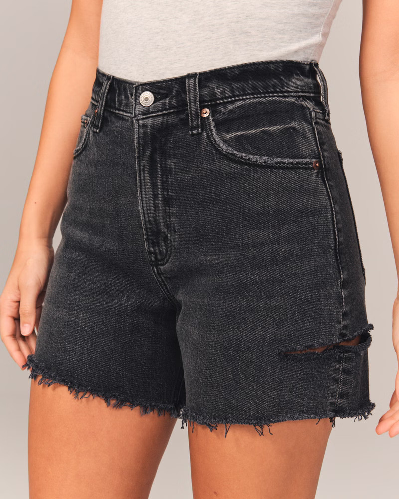 Curve Love High Rise Dad Short | Abercrombie & Fitch (US)