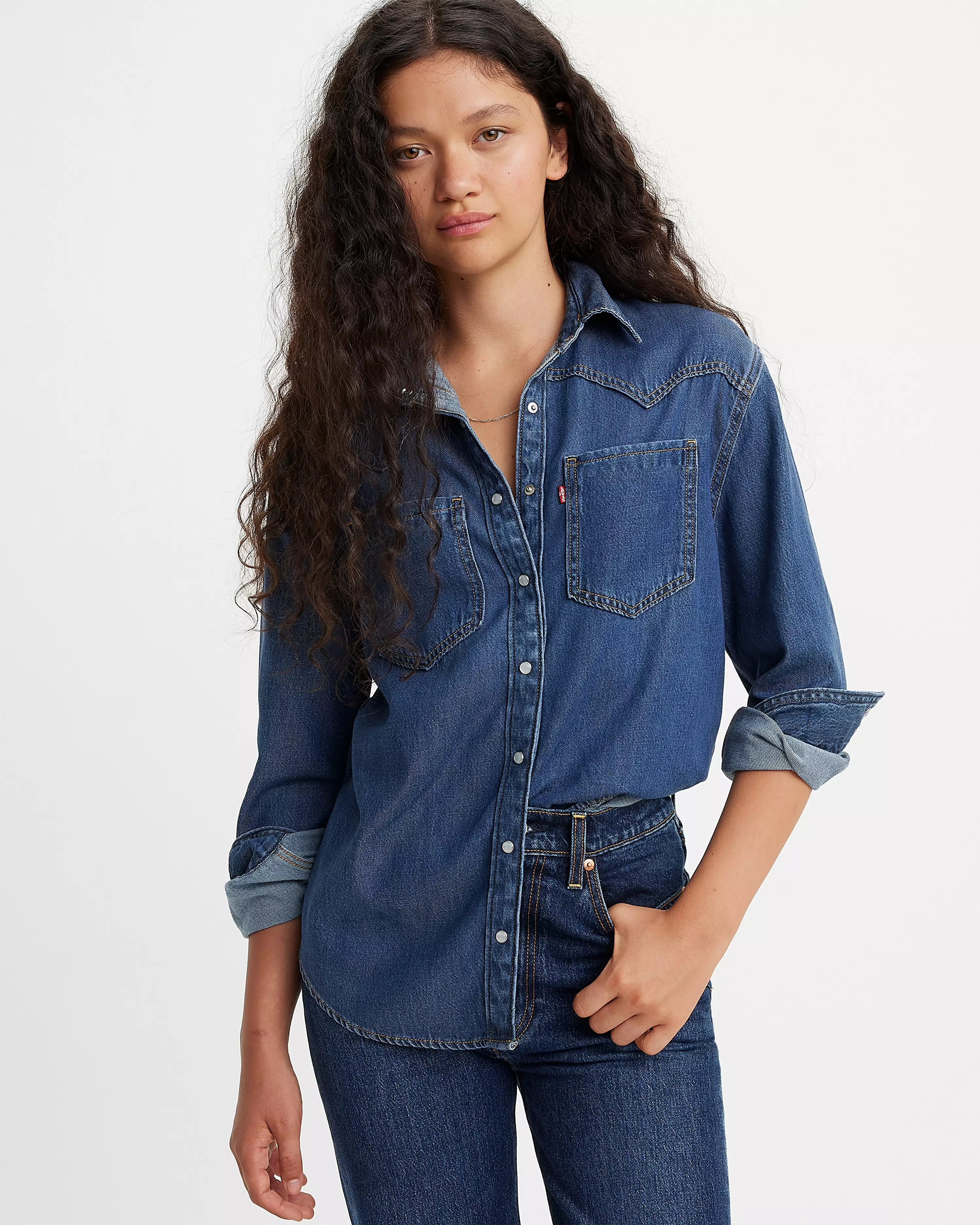 Teodora Western Shirt - Dark Wash | Levi's® US | Levi's US