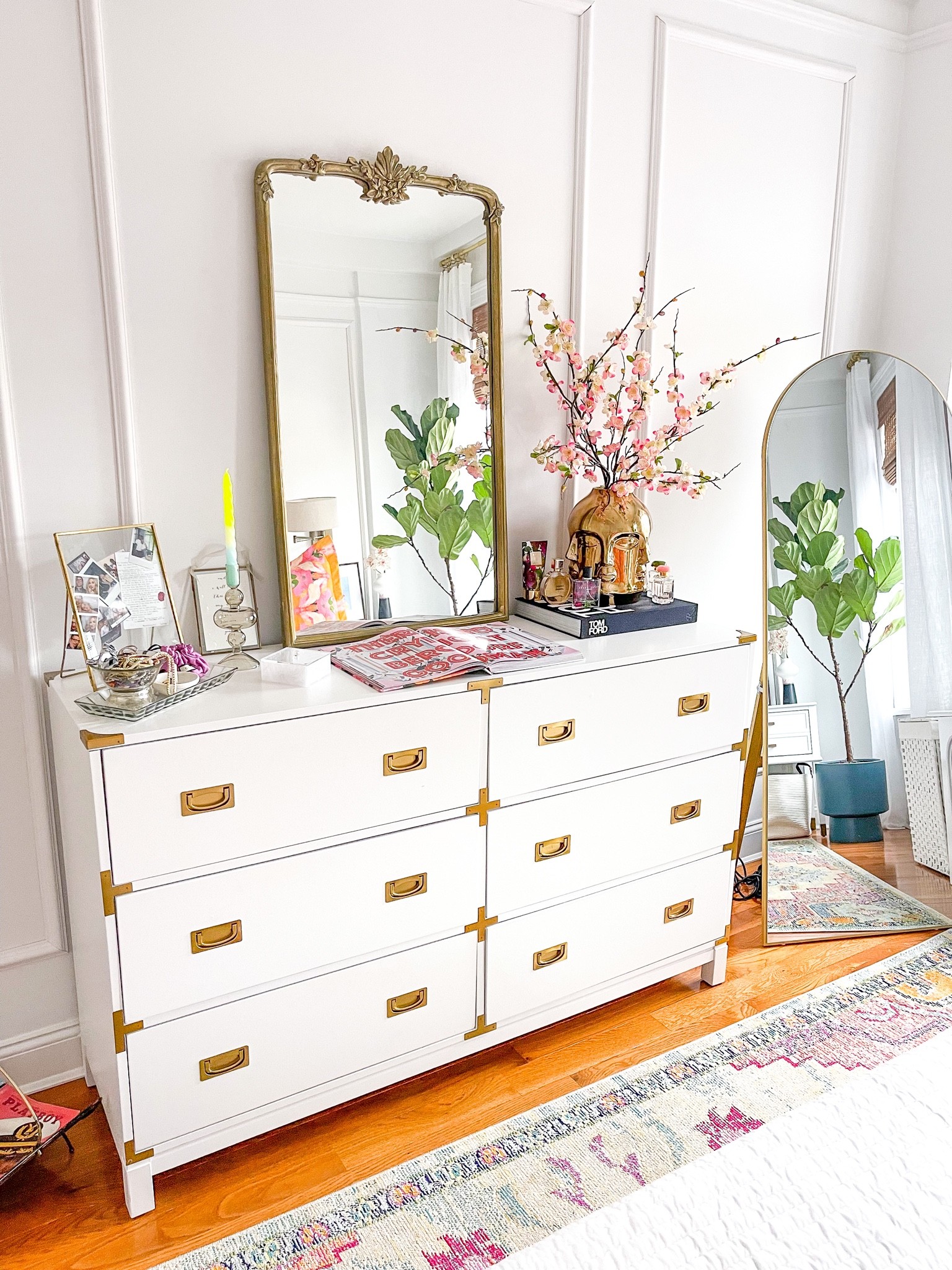 Pretty white dresser for bedroom decor! 

#LTKhome