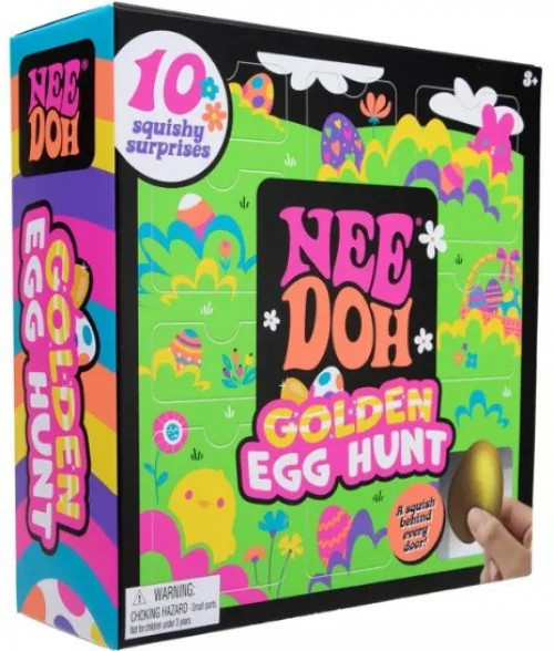 NeeDoh 2025 Easter Golden Egg Hunt Mystery 10-Pack (10 Squishy Surprises!) | Walmart (US)