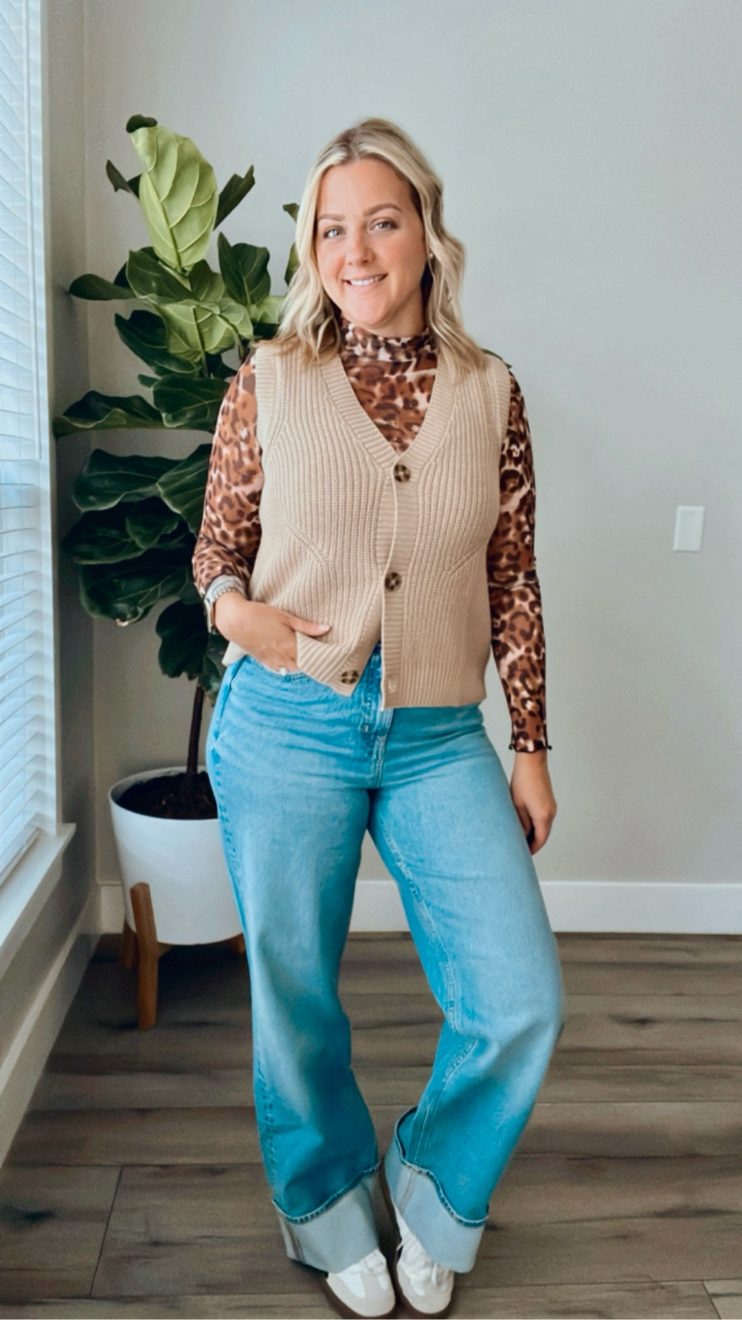 Fall layering = my love language 🍁 A little leopard, a cozy vest, and denim that actually lets you breathe 🙌 Perfect for school drop-off, coffee runs, or just pretending you’ve got it all together 😉



#FallStyle #MidsizeFashion #OOTD #FallOutfitInspo #AgelessStyle #AffordableFashion #jeans

#LTKMidsize #LTKStyleTip #LTKSeasonal