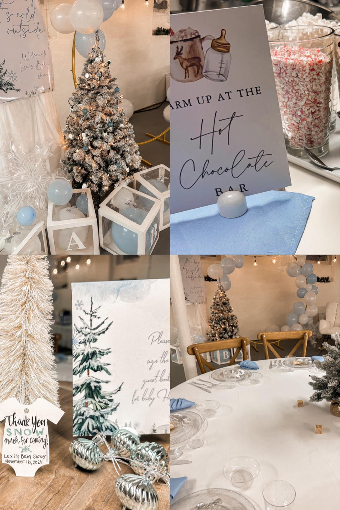 Baby it’s cold outside baby shower #babyshower #winterbabyshowerdecor 

#LTKBaby #LTKHoliday #LTKBump