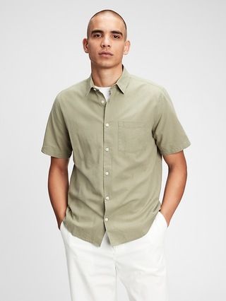 Linen-Cotton Shirt | Gap (US)
