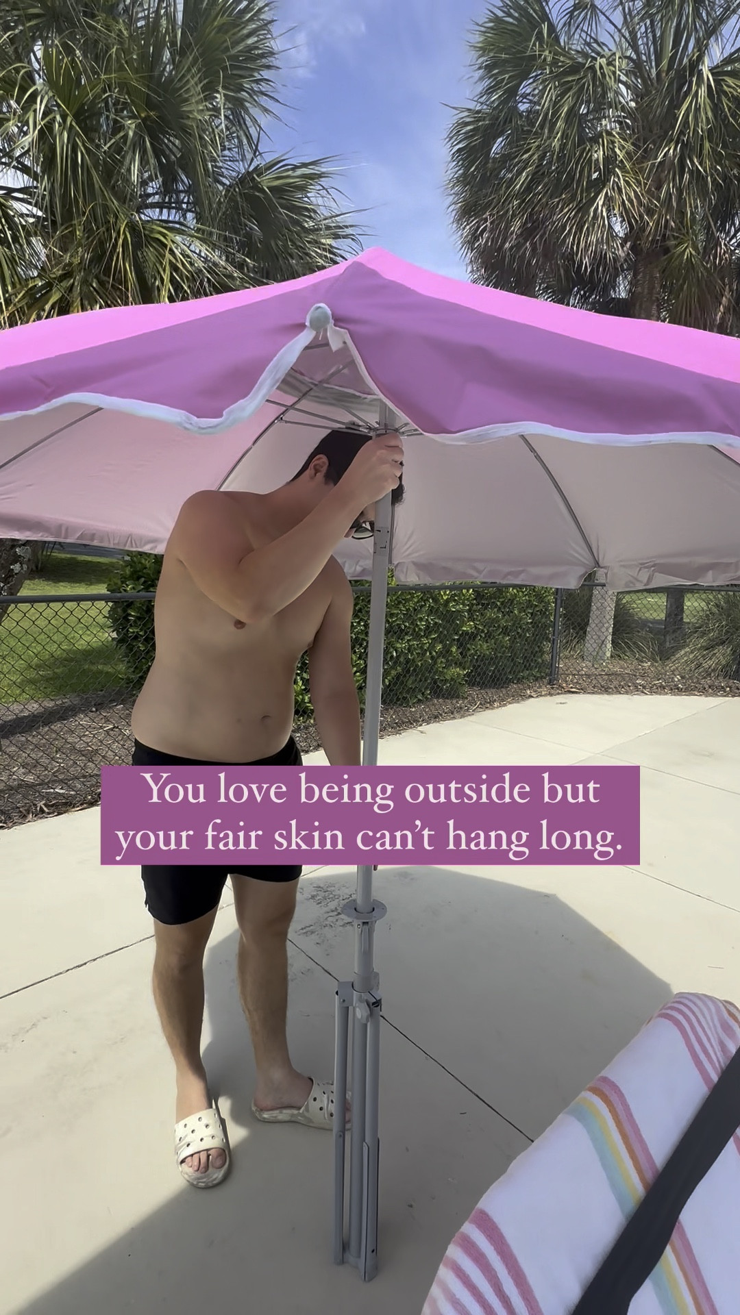 Portable umbrella 

#LTKfamily #LTKSeasonal #LTKswim