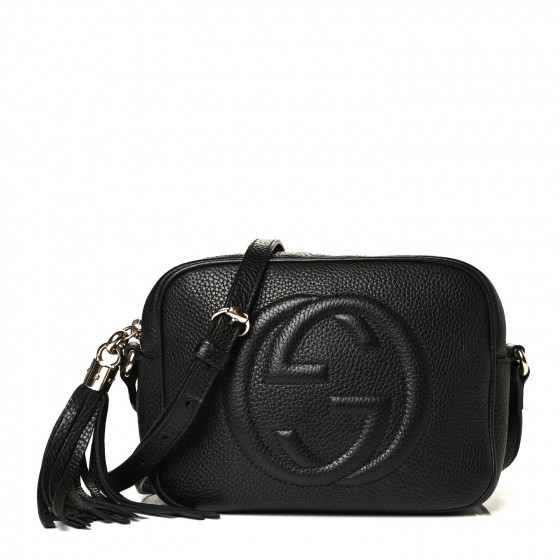 GUCCI

Pebbled Calfskin Small Soho Disco Bag Black | Fashionphile