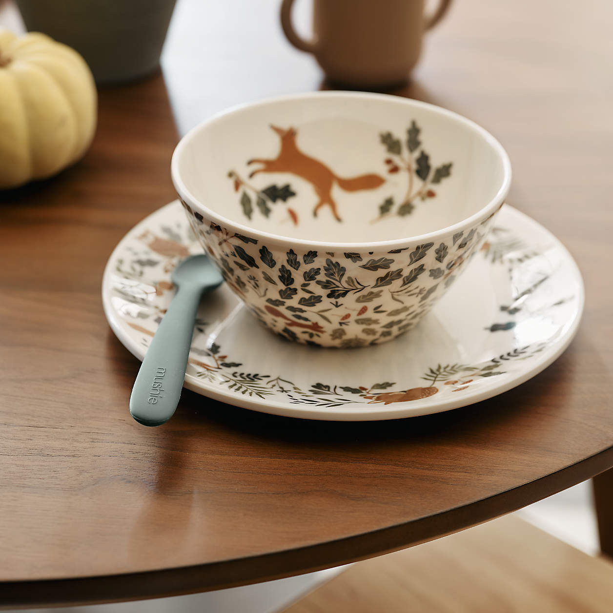 Autumn Melamine Kids Bowls Set of 4 | Crate & Kids | Crate & Barrel
