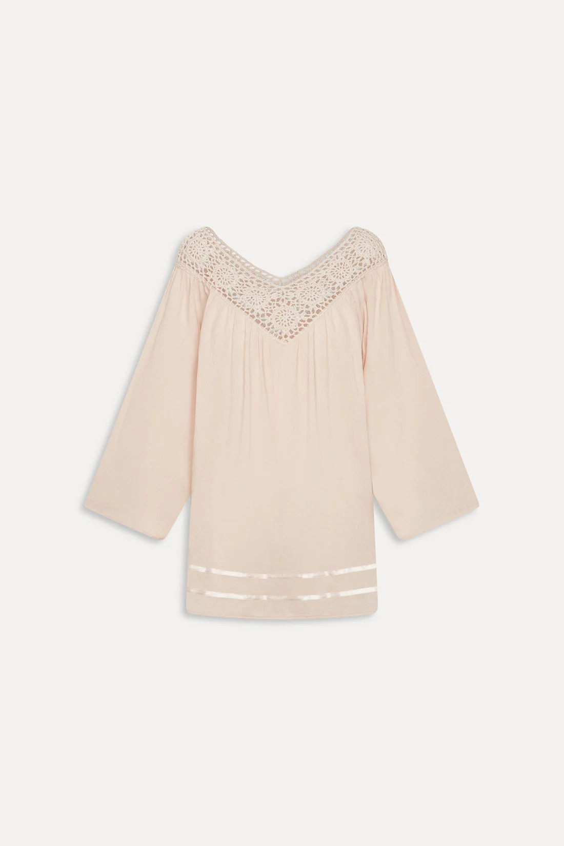 Riviera Cotton Mini Dress - Peach | Frankies Bikinis