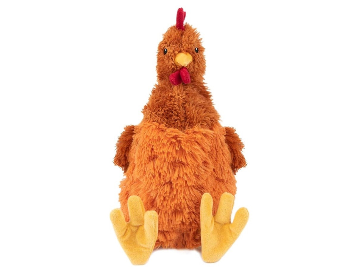 This is one of the best toys we got for her. It doesn’t have any stuffing in at crinkles and she loves it.