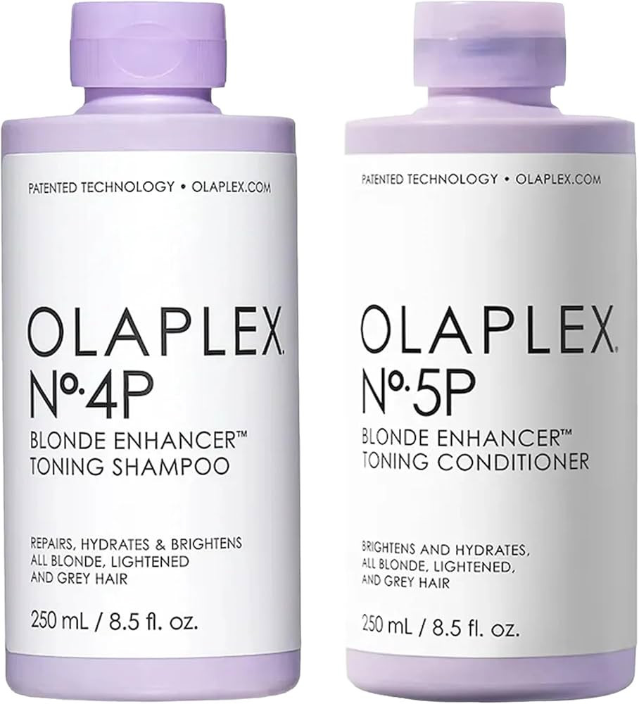 Olaplex No. 4P Blonde Enhancing Toning Shampoo, 8.5 Fl Oz + No. 5P Blonde Enhancer™ Toning Cond... | Amazon (US)