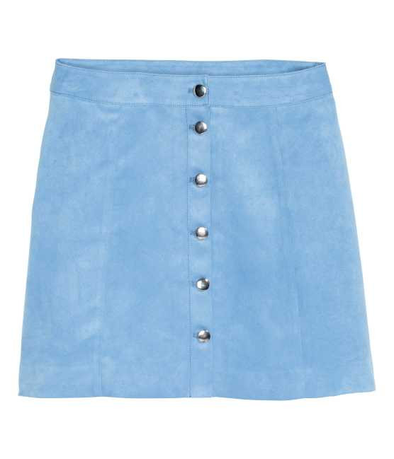 H&M - A-line Skirt - Light blue - Women | H&M (US)