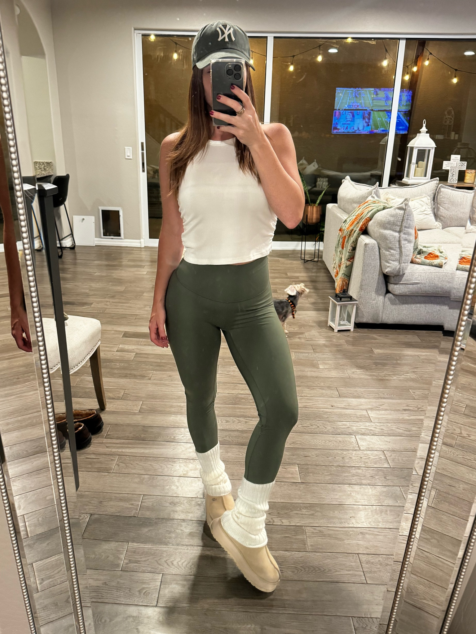 Not quite cool enough for fall but I’m obsessed with these leggings and leg warmers

#LTKSeasonal