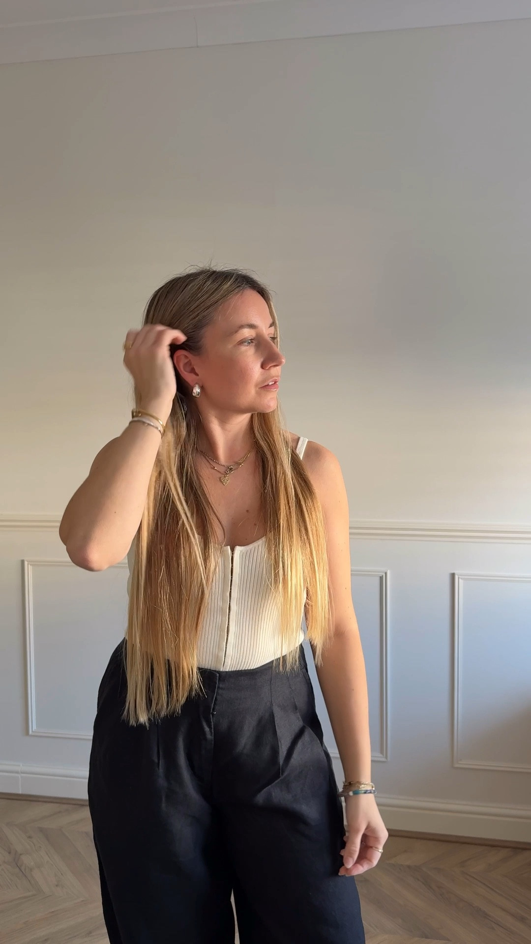 Upgraded my casual drawstring waist linens for something more tailored and elevated. 
.
No stretch so waist is true to size. 
.
Casual spring outfit ideas 

#LTKstyletip #LTKuk #LTKspring