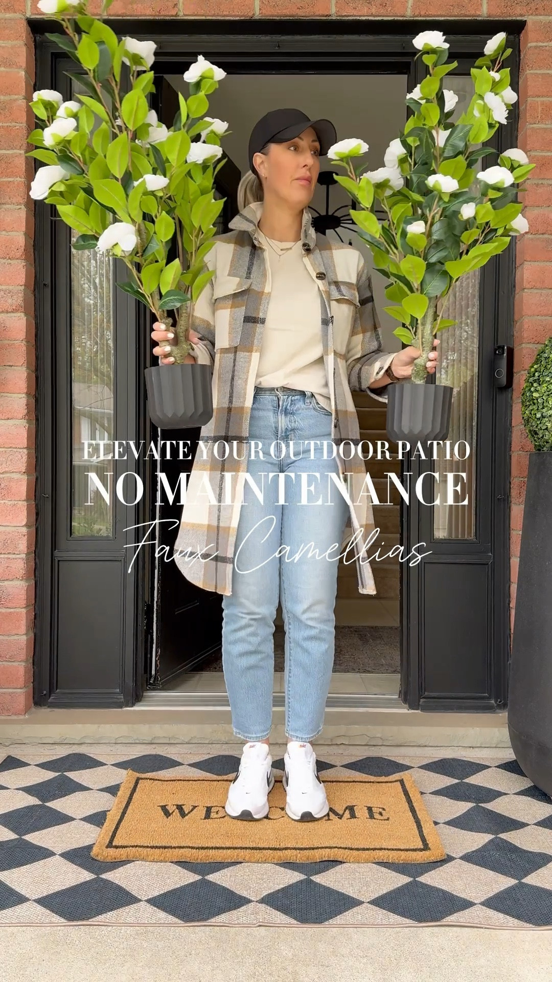 SO IMPRESSED👌🏼These faux camellias will instantly elevate your outdoor space and the best part is they are maintenance free🙌🏼No worrying about having to water these over the summer while your traveling with your kiddos to tournaments or heading off on vacation with the family. 

There is a good reason why everyone is raving over these👏🏼

#LTKHome