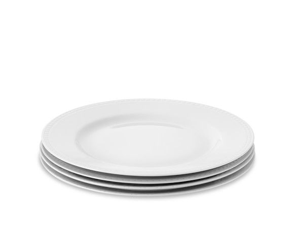 Apilco Beaded Hemstitch Porcelain Salad Plates | Williams-Sonoma