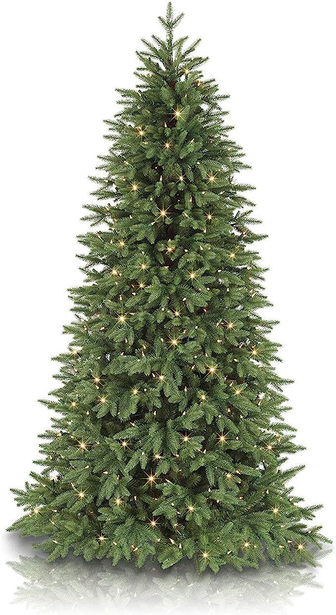 Balsam Hill Stratford Spruce 7.5 Foot Artificial Slim Full Bodied Prelit Christmas Holiday Tree w... | Amazon (US)