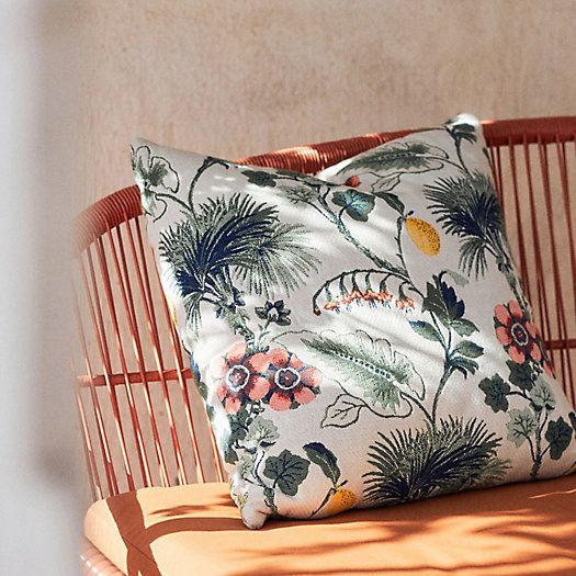 Leafy Tropics Outdoor Pillow | Terrain