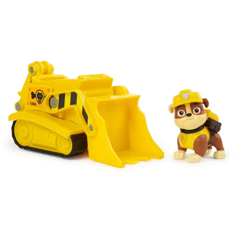 PAW Patrol, Rubble’s Bulldozer Vehicle with Figure, Toys for Kids Ages 3 and Up - Walmart.com | Walmart (US)